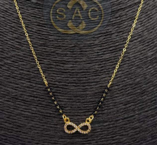Micro Gold Short Mangalsutra - 1306