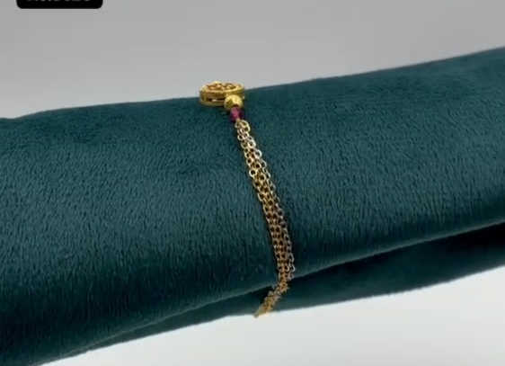 Premium Quality Hand Mangalsutra Bracelet - 690