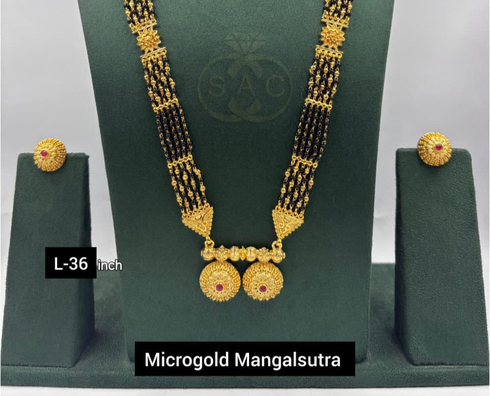 New Micro Gold Mangalsutra - 1150