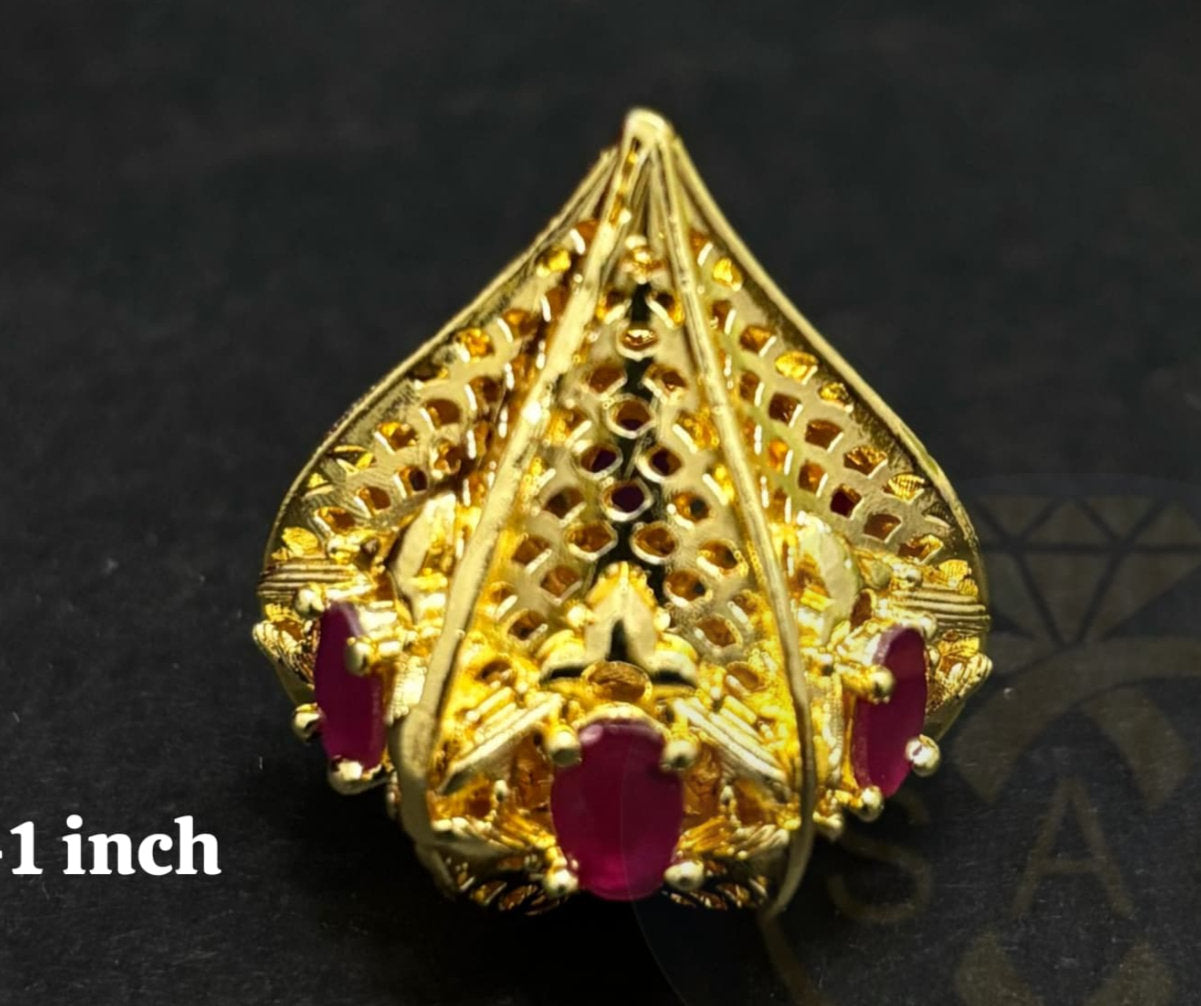 GOLD PLATED GANESHA MODAK - 305