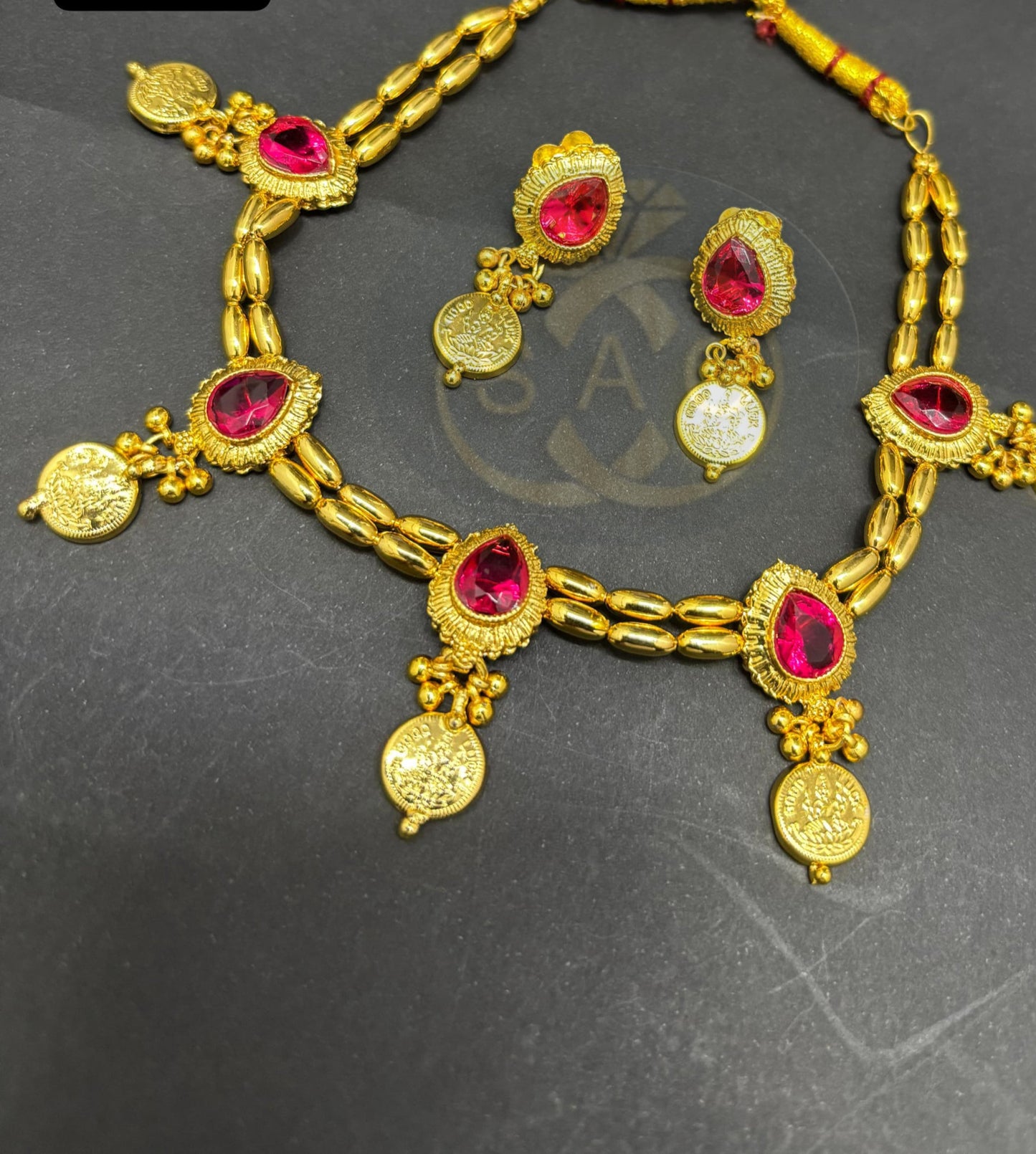 Handmade Laxmi Necklace - 133