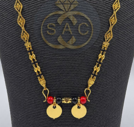 Micro Gold Mangalsutra Set - 1566