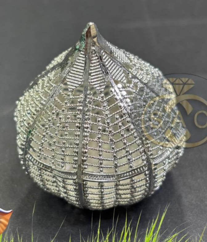 SILVER PLATED GANESHA MODAK - 246