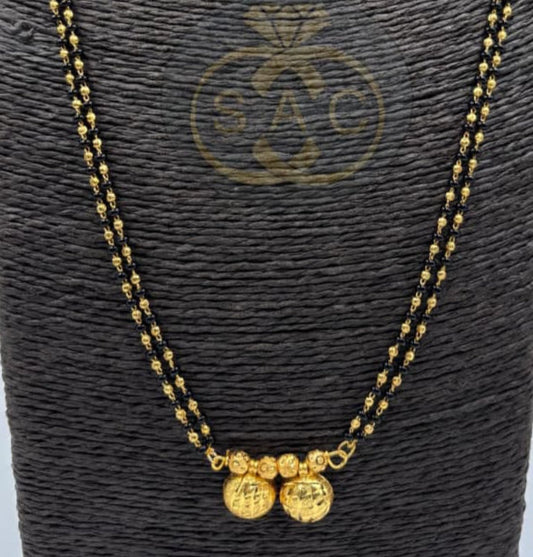Micro Gold Short Mangalsutra - 1311