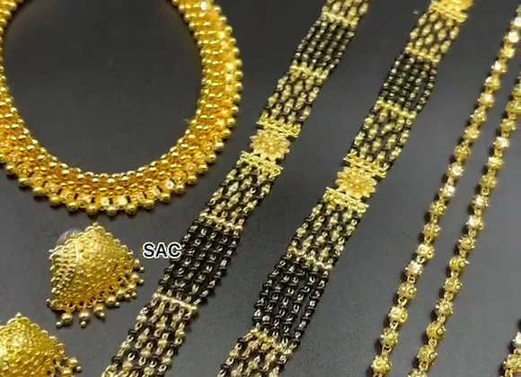 Micro Gold Mangalsutra COMBO Set - 446
