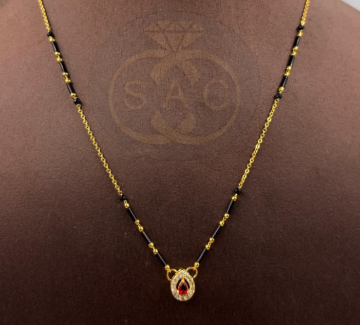 Micro Gold SHORT Mangalsutra -- 1163