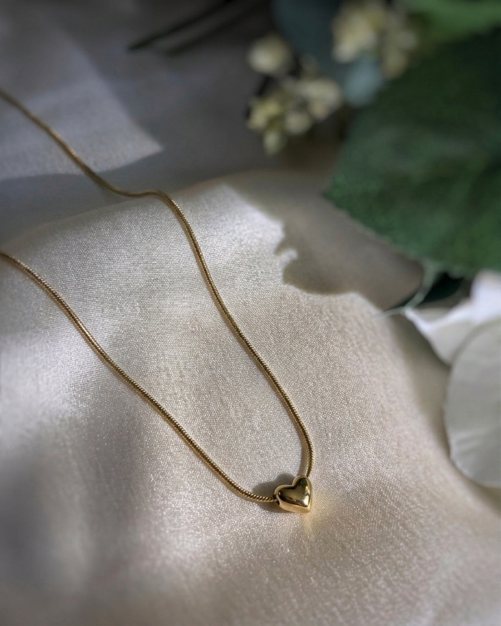 Heart Glow 18KT Gold Plated Women's Chain