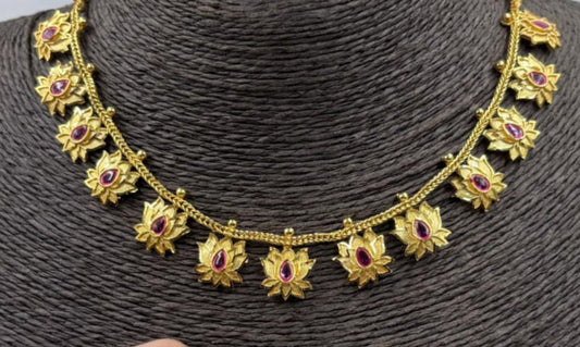1 GM FORMING Lotus NECKLACE - 1219
