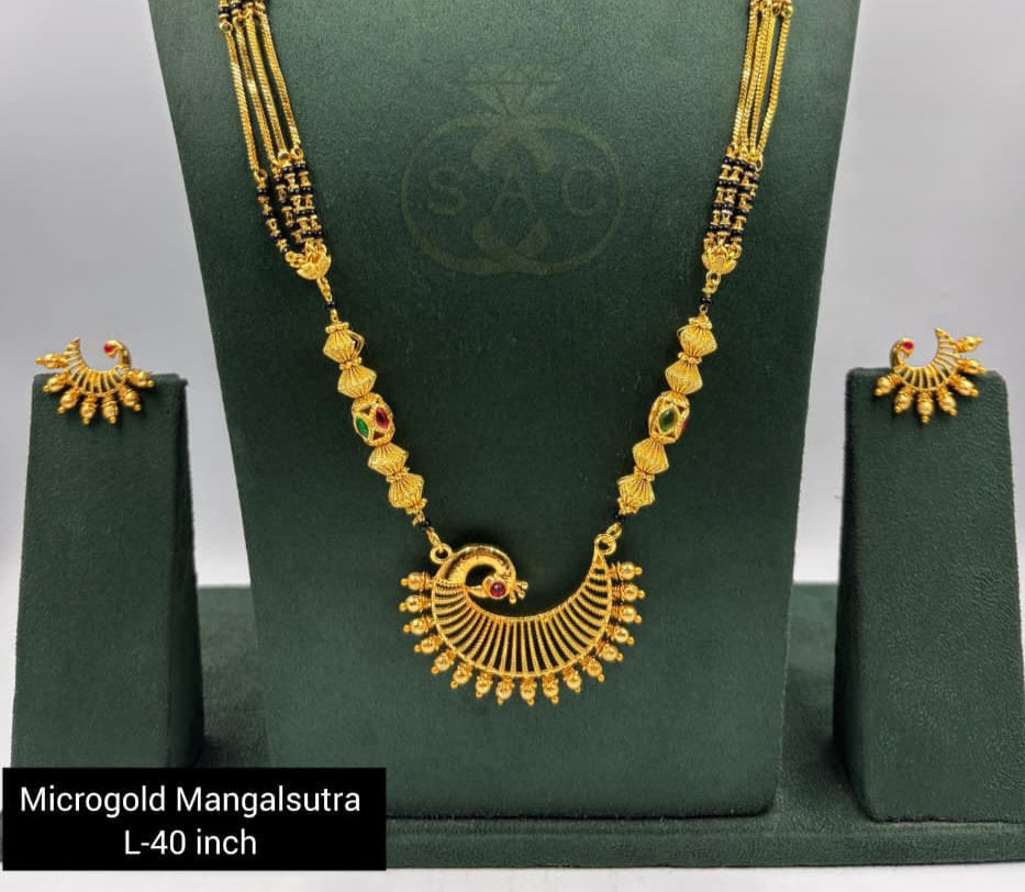 Micro Gold Mangalsutra Set -1156