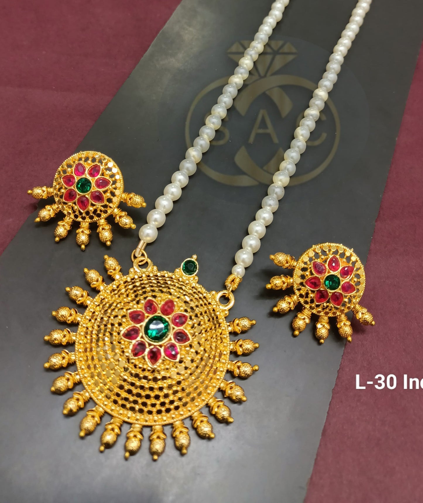 Micro Gold Tanmani Set