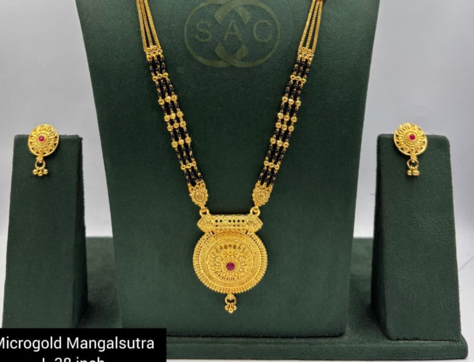 Micro Gold Mangalsutra Set - 1160