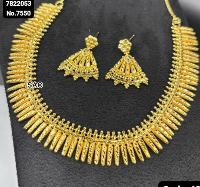 Premium Quality High Gold plated Necklace - 492