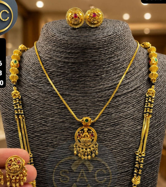 Premium Quality Mangalsutra Combo Set - 1578