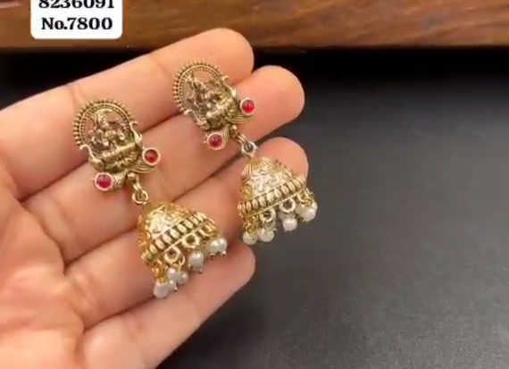 PREMIUM QUALITY LAXMI SOUTH NECKLACE - 663