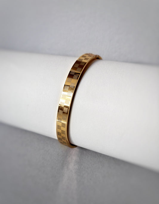 18 KT Gold Plated Classic Men's Kada