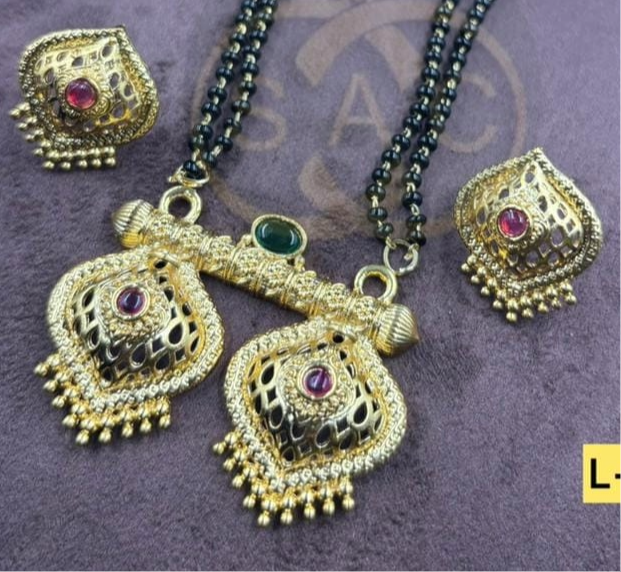 Micro Gold Mangalsutra Set -405