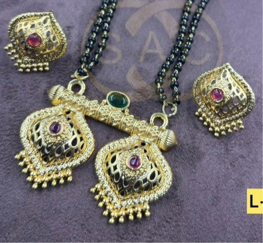 Micro Gold Mangalsutra Set -405