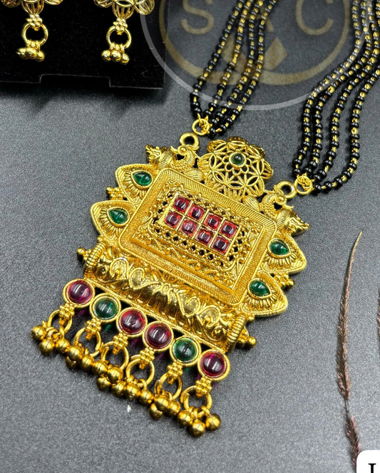 Micro Gold Mangalsutra Set - 527