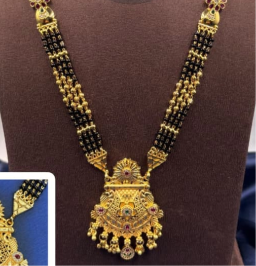 New Micro Gold Mangalsutra - 1468