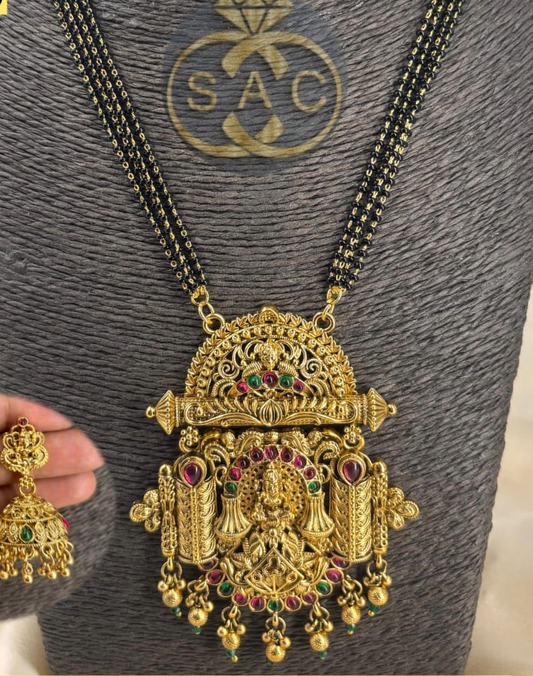 Premium Quality Matte Laxmi Mangalsutra - 1375