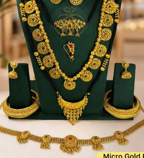 New Micro Gold plated Gourai Combo Set - 1596