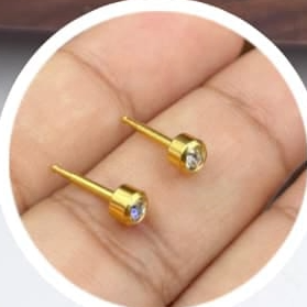 Gold Plated Daily Where Waterproof Tops -1226