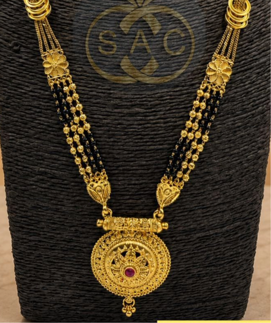 New Micro Gold Mangalsutra - 1571
