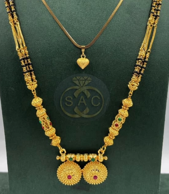 Micro Gold Mangalsutra Set - 1326