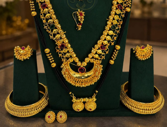 New Micro Gold plated Gourai Combo Set - 1595