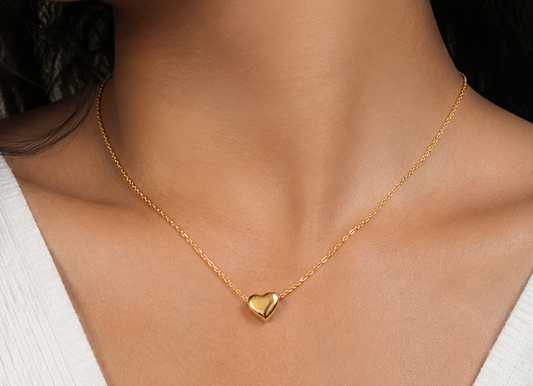 Forever Heart 18KT Gold Plated Chain