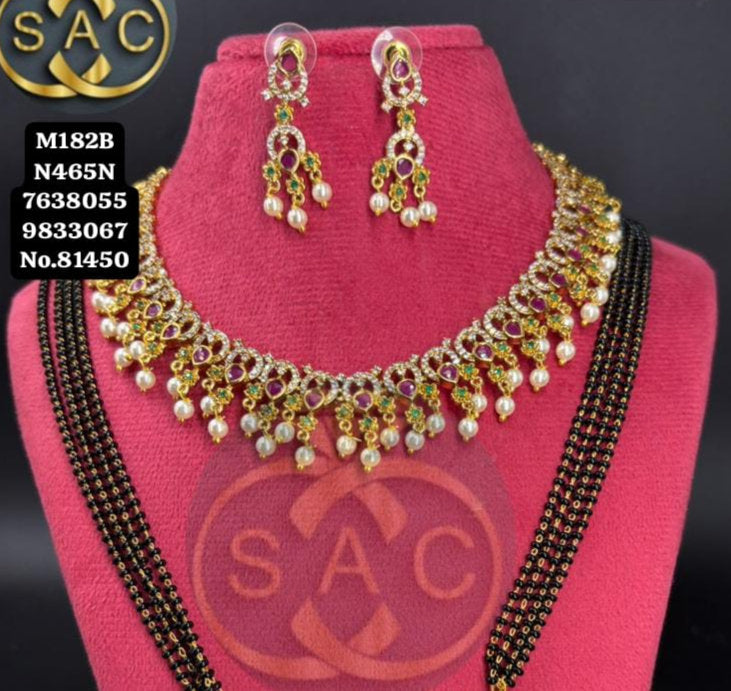 Premium Quality South Necklace Combo Set - 1151