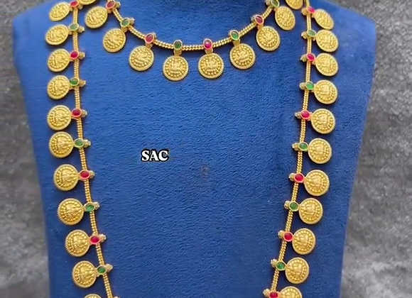 Premium Quality south Laxmi Necklace