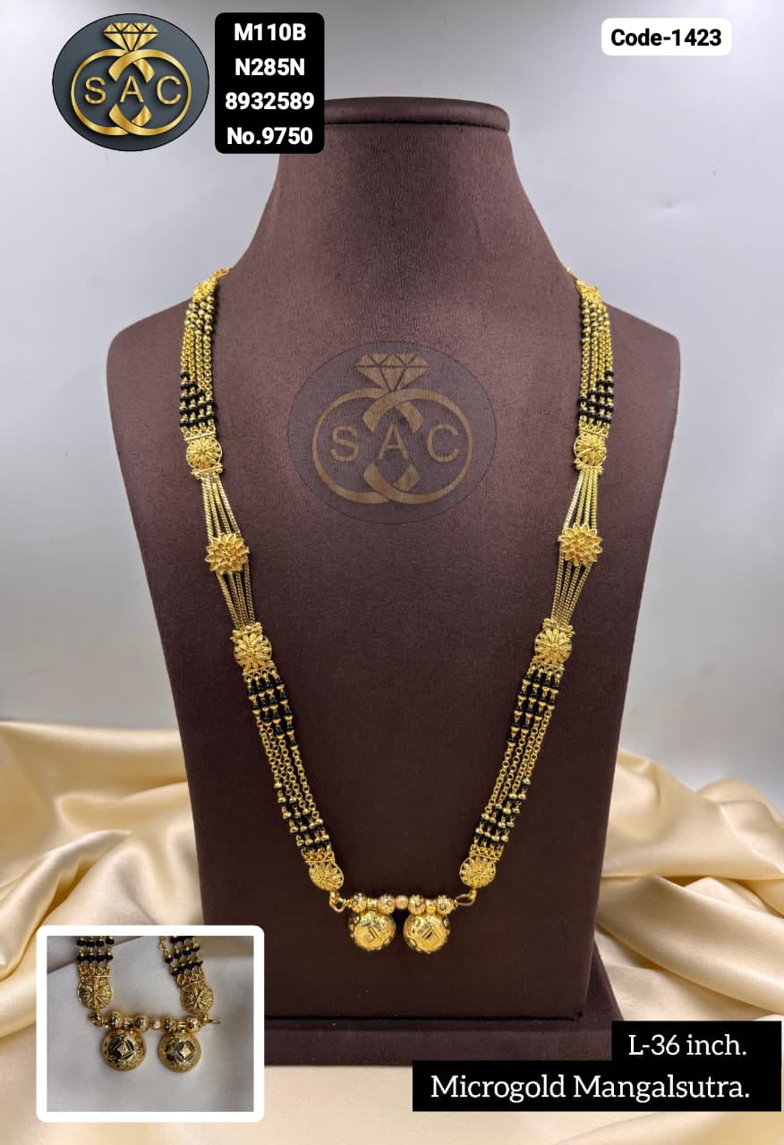 New Micro Gold Mangalsutra - 1423