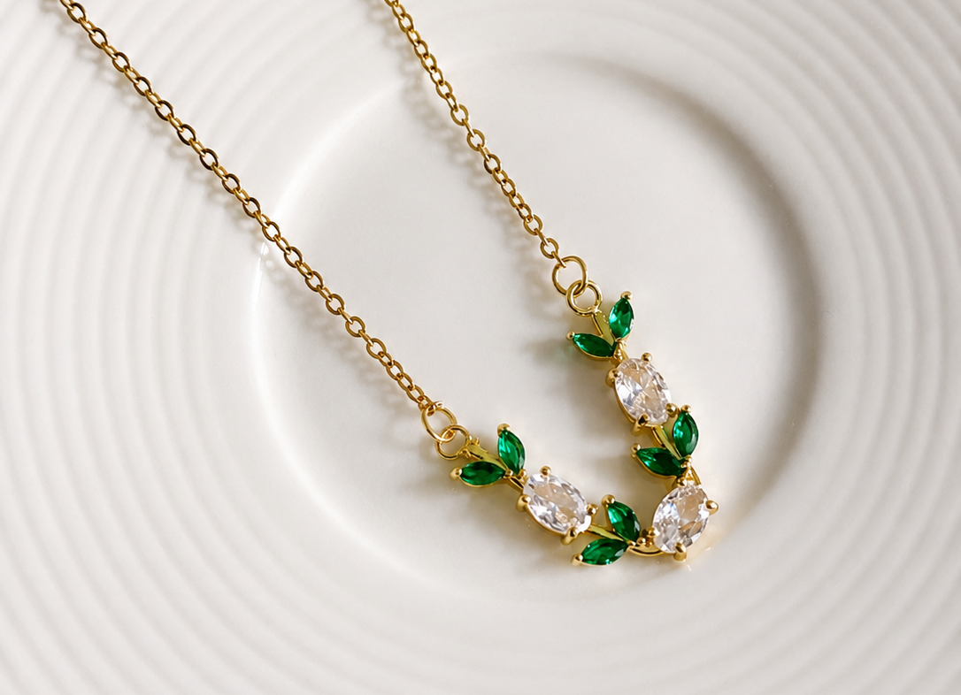 Emerald Vine 18KT Gold Plated Chain