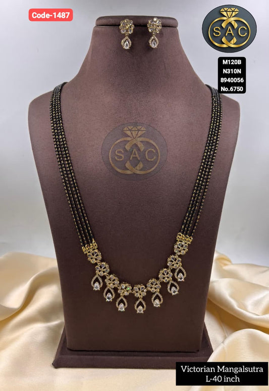 VICTORIAN MANGALSUTRA SET - 1487