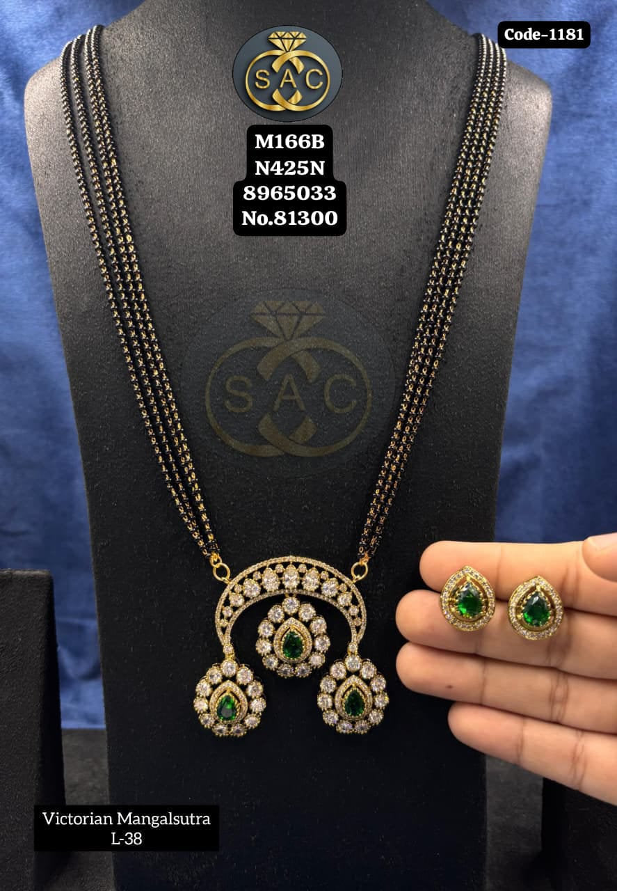 VICTORIAN MANGALSUTRA SET - 1181
