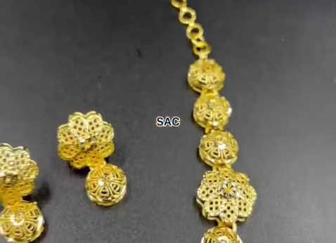Premium Quality High Gold plated Necklace - 495