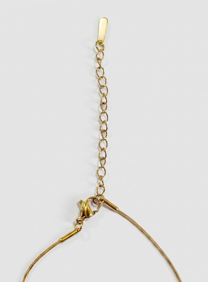 Heart Grace 18 KT Gold Plated Women's Chain