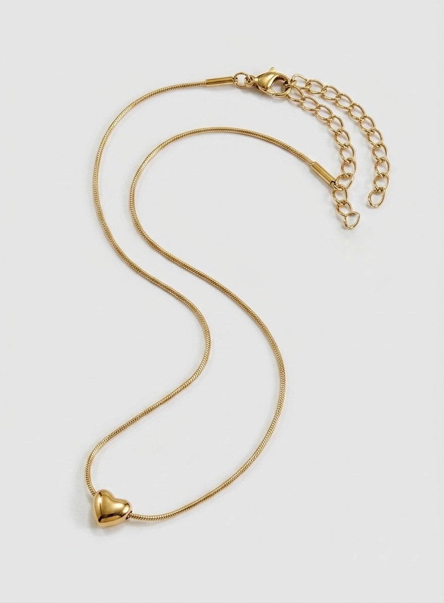 Heart Glow 18KT Gold Plated Women's Chain