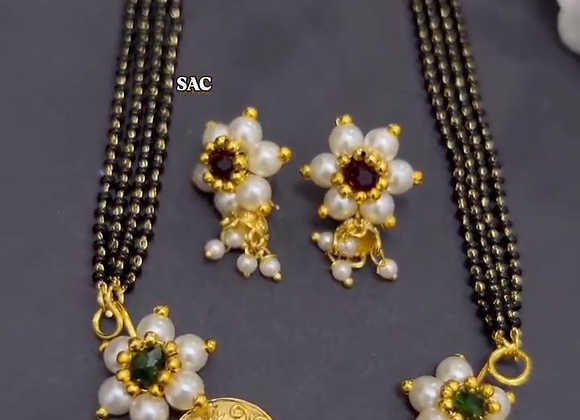 Handmade चंद्रकोर Mangalsutra