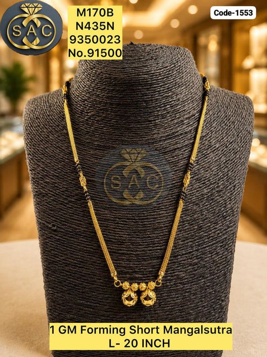 1 GM Forming Short Mangalsutra - 1553