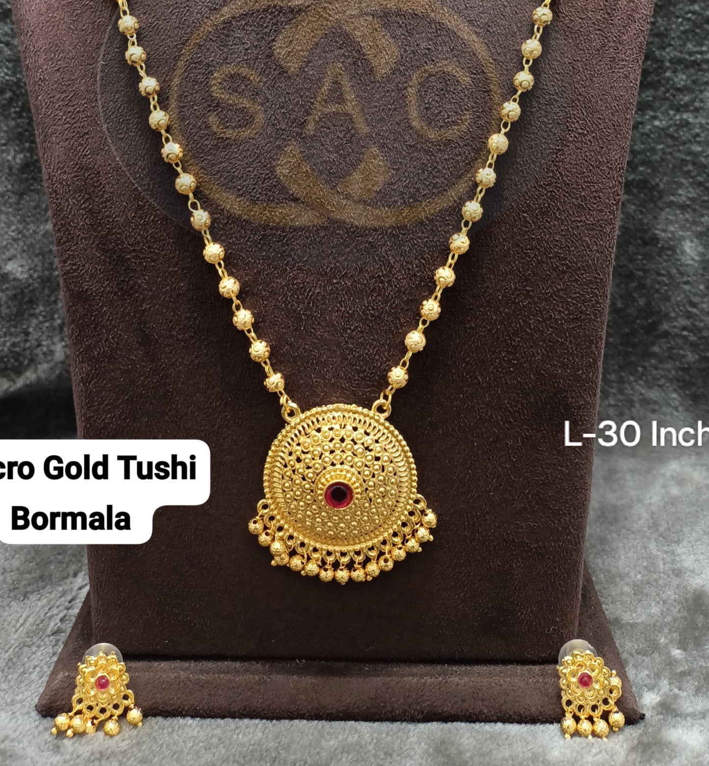 Micro Gold Tushi Bormala Combo Set