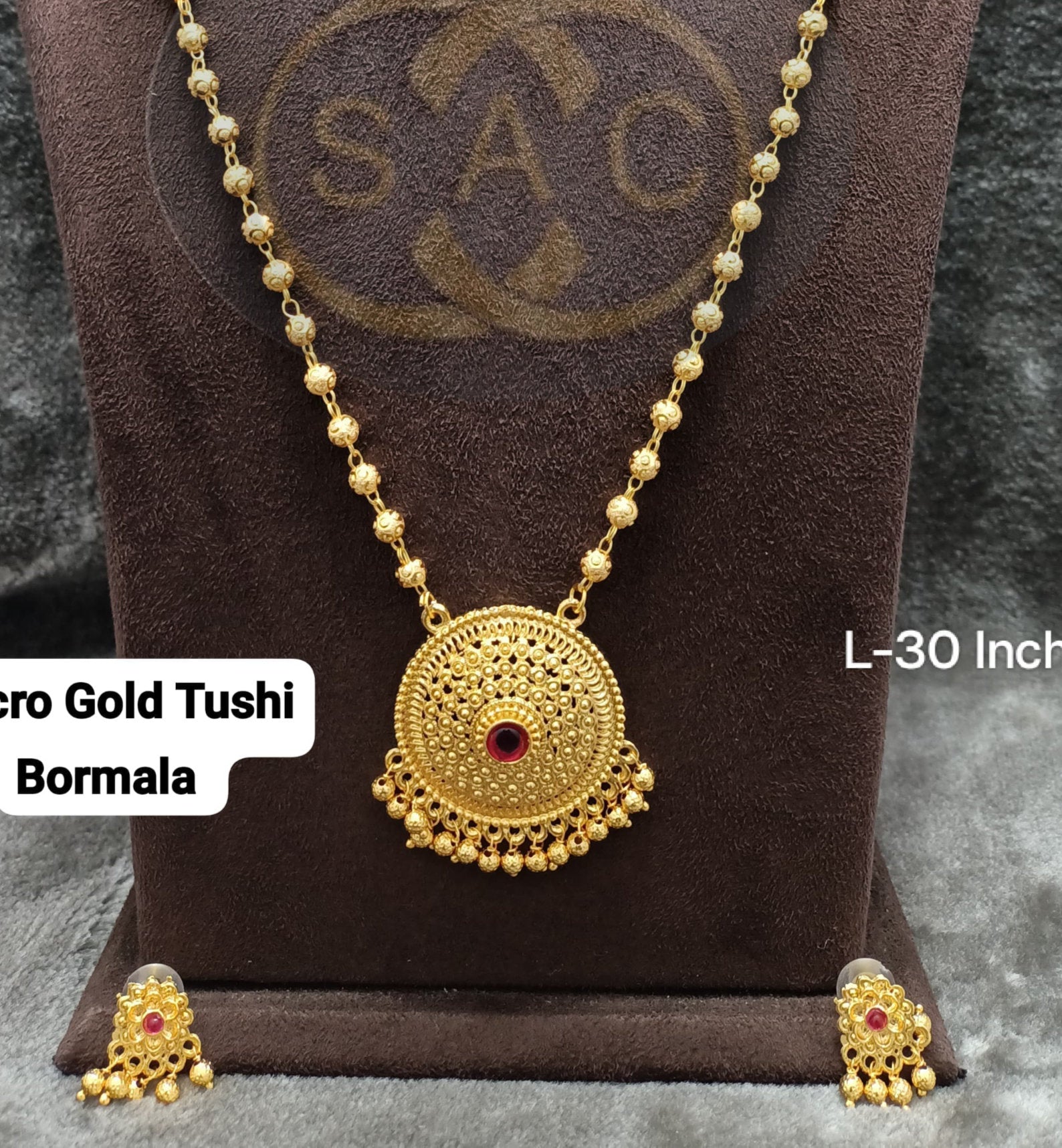 Micro Gold Tushi Bormala Combo Set