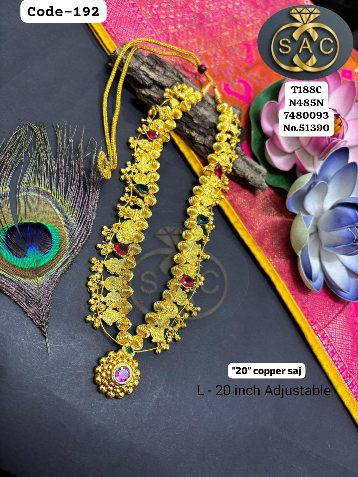 PREMIUM QUALITY KOLHAPURI SAJ - 192