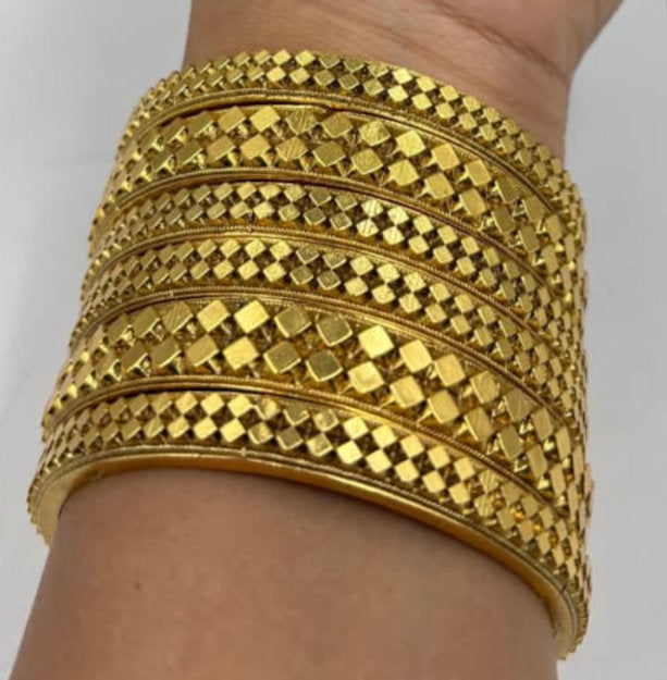 Heritage राजवाडी अष्टपैलू बांगड्या combo set - 1259