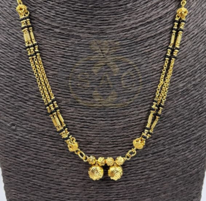 Micro Gold Short Mangalsutra - 1248