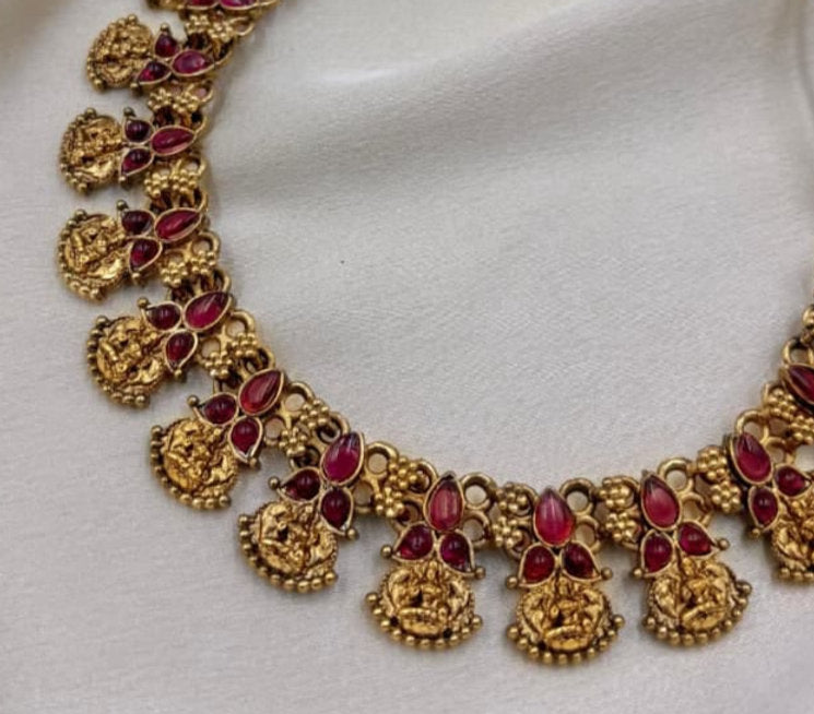 Premium Quality Heritage Laxmi Necklace -1390