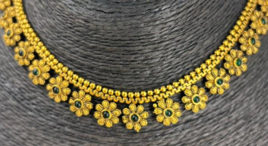 Premium Quality Traditional Short Necklace - 1374