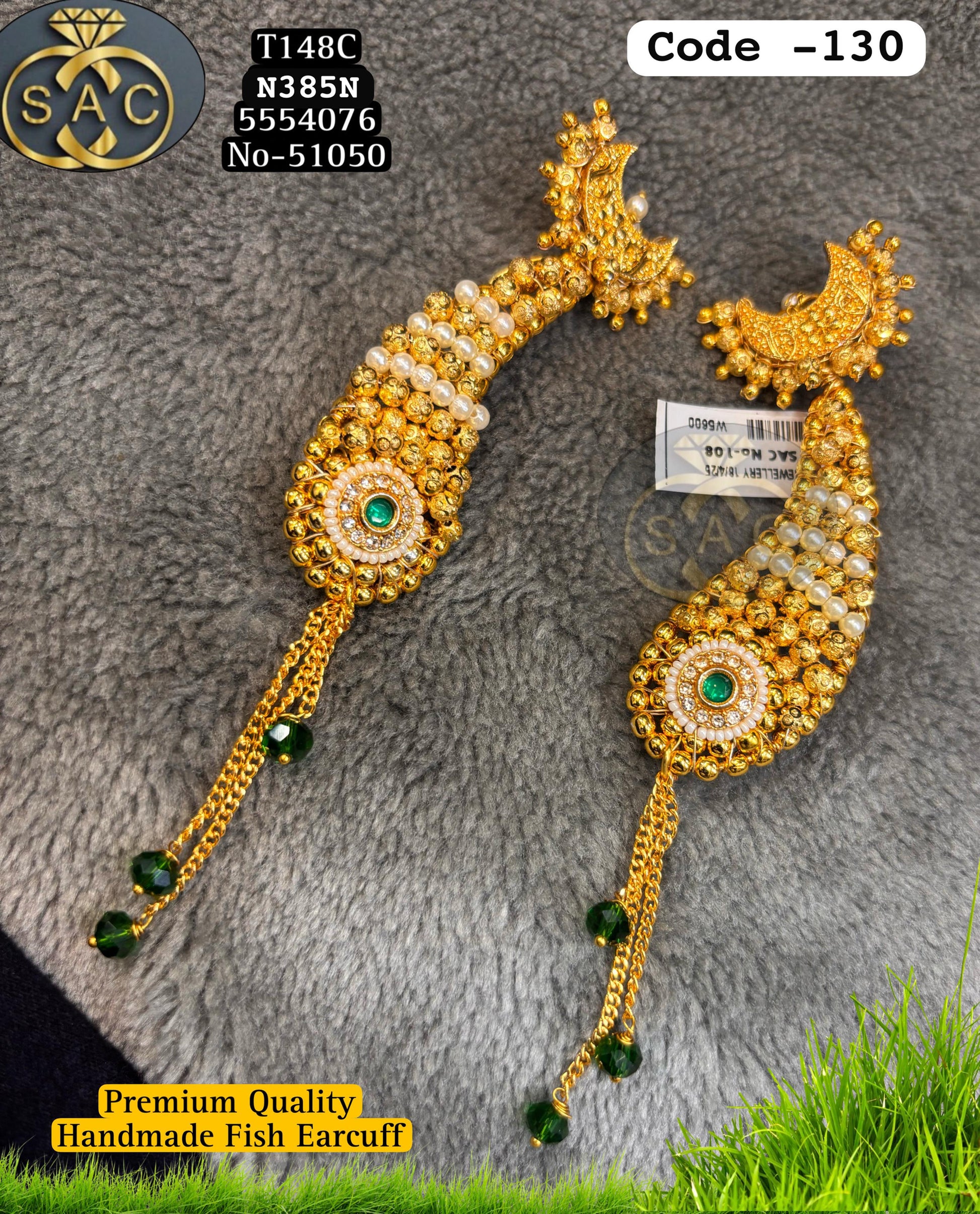 PREMIUM QUALITY FISH EARCUFF - 130