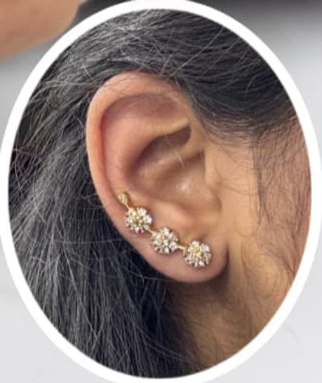 AD STONE HALF EARCUFF - 1287
